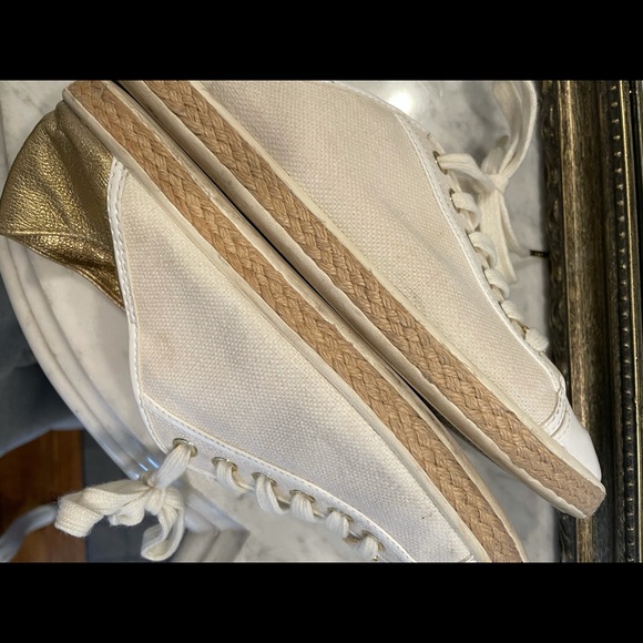 MichaelKors canvas espadrille sneakers size8 - Picture 4 of 5